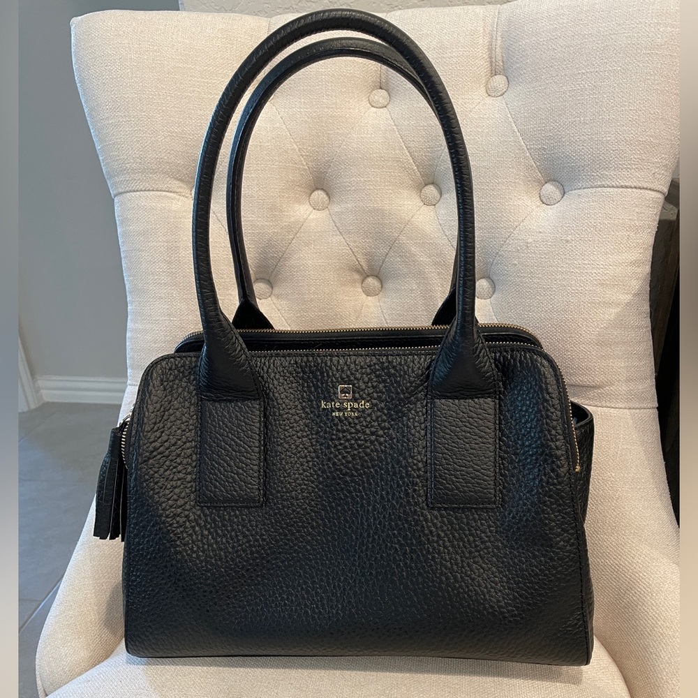Kate Spade Black Shoulder Tote Bag